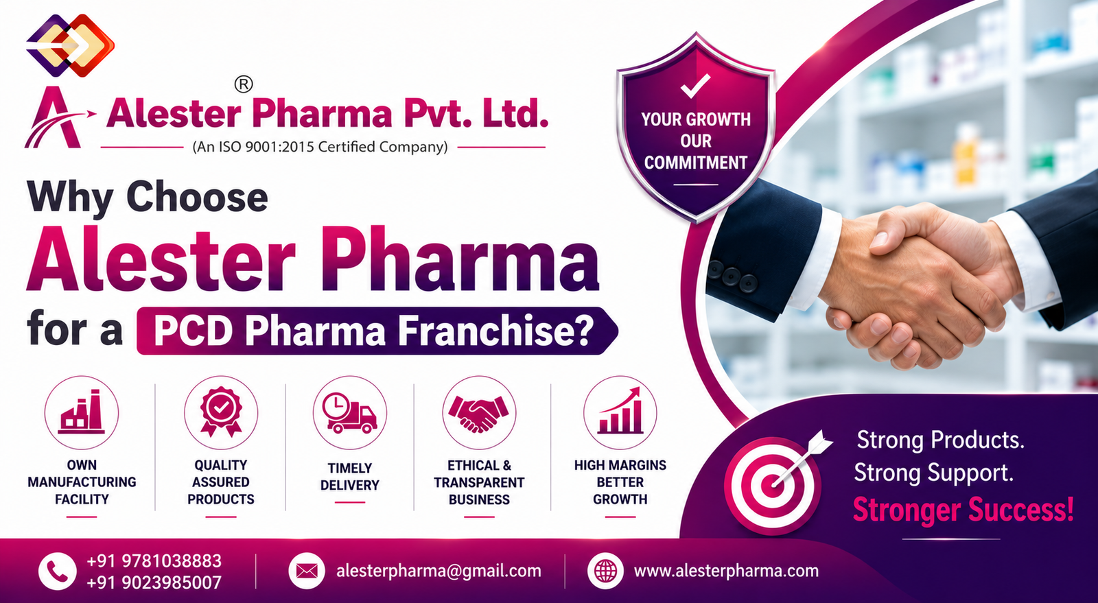 Why Choose Alester Pharma for a PCD Pharma Franchise